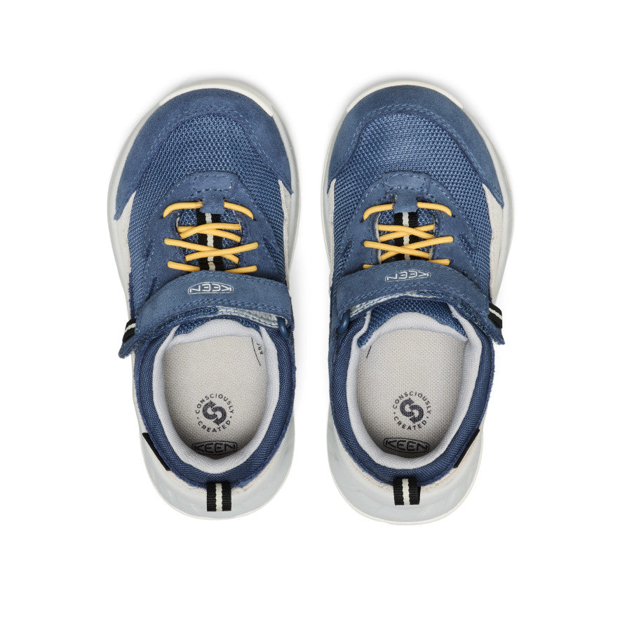 Little Kids' Hightrail Waterproof Hiking Shoe Vintage Indigo/Alloy - Image 4