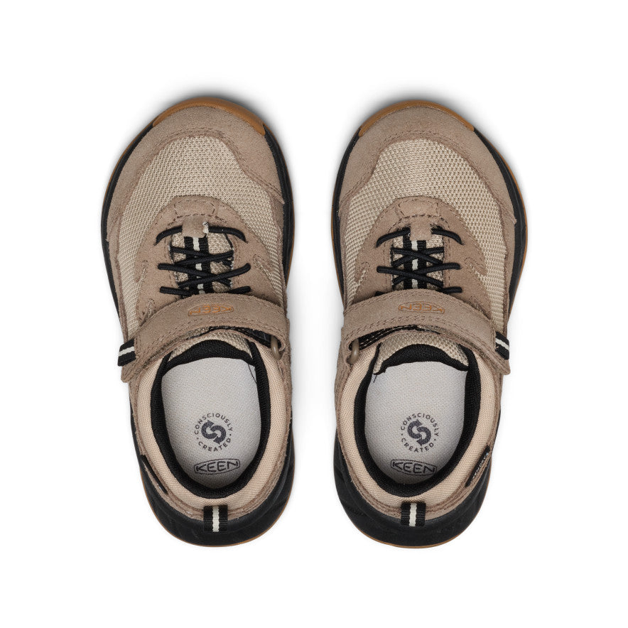 Little Kids' Hightrail Waterproof Hiking Shoe Brindle/Oak Buff - Image 4