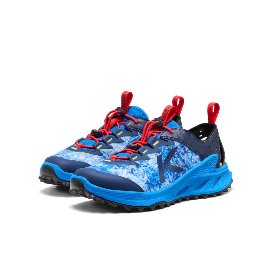 Big Kids' Zionic ADV Sandal Precious Blue/Racing Red - Image 2
