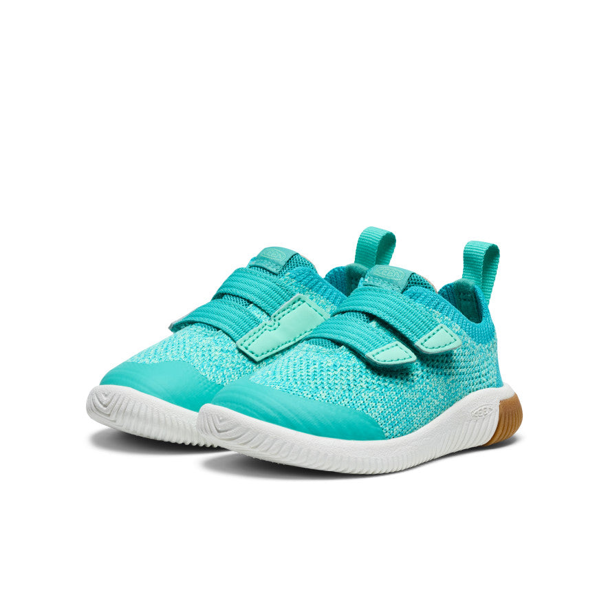 Toddlers' KNX Knit Double Strap Bright Aqua/Cabbage - Image 2