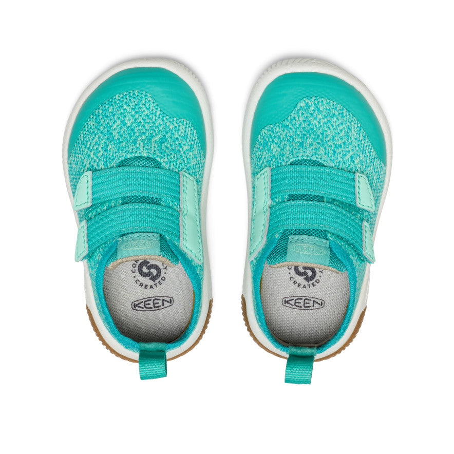 Toddlers' KNX Knit Double Strap Bright Aqua/Cabbage - Image 4