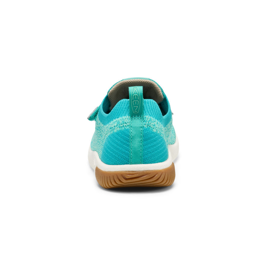 Big Kids' KNX Knit Double Strap Bright Aqua/Cabbage - Image 5