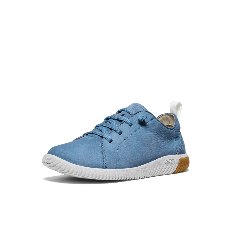 Big Kids' KNX Leather Sneaker Coronet Blue/Vapor - Image 3