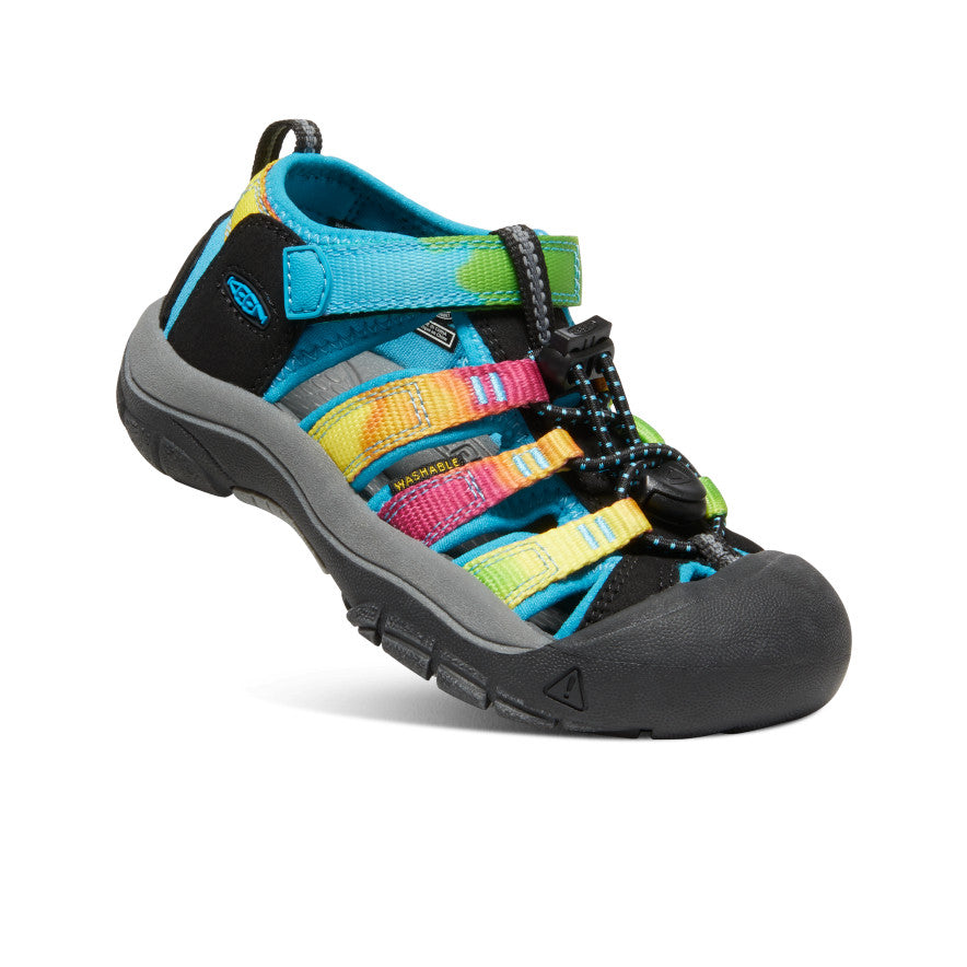 Little Kids' Newport H2 Rainbow Tie Dye - Image 3