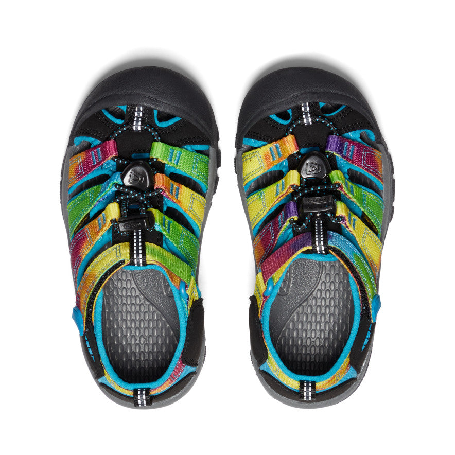 Little Kids' Newport H2 Rainbow Tie Dye - Image 4