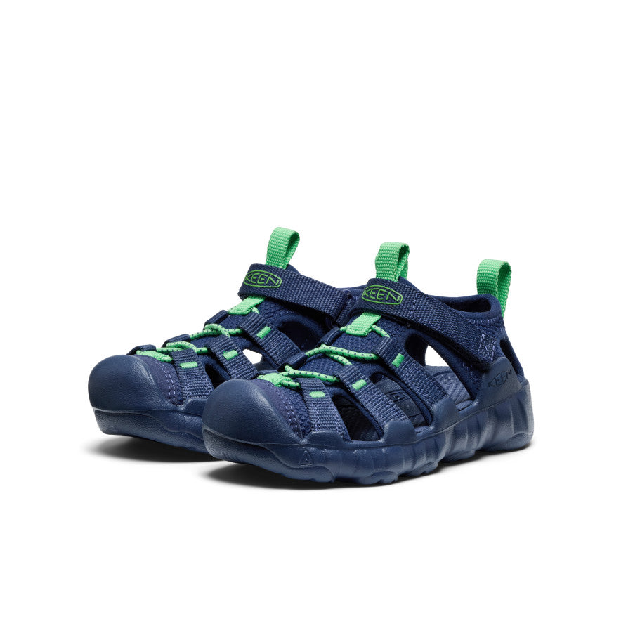 Little Kids' Hyperport H2 Sandal Naval Academy/Vibrant Green - Image 2