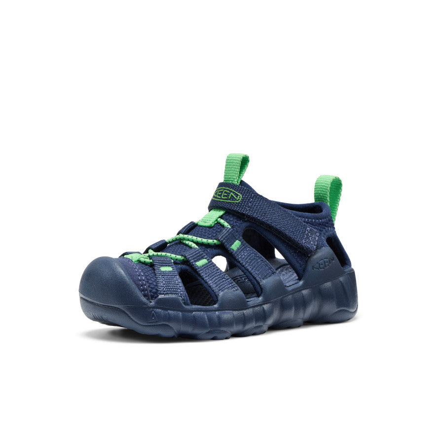 Little Kids' Hyperport H2 Sandal Naval Academy/Vibrant Green - Image 3