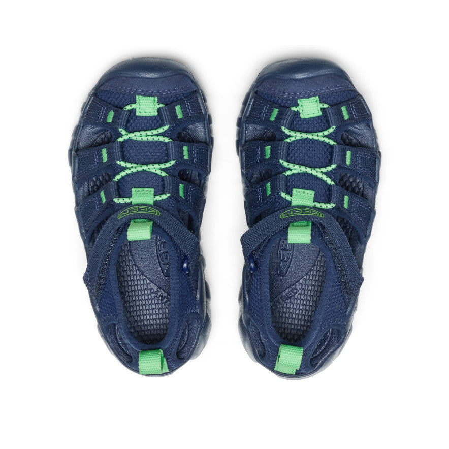 Little Kids' Hyperport H2 Sandal Naval Academy/Vibrant Green - Image 4