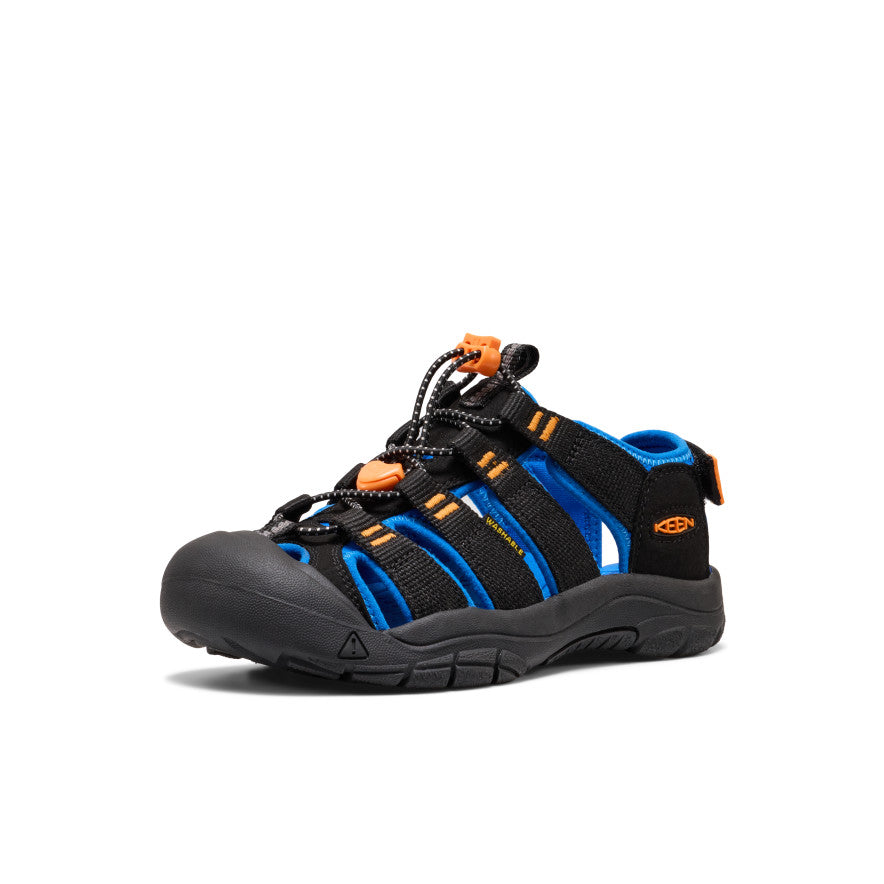 Big Kids' Newport Boundless Sandal Black/Precious Blue - Image 3