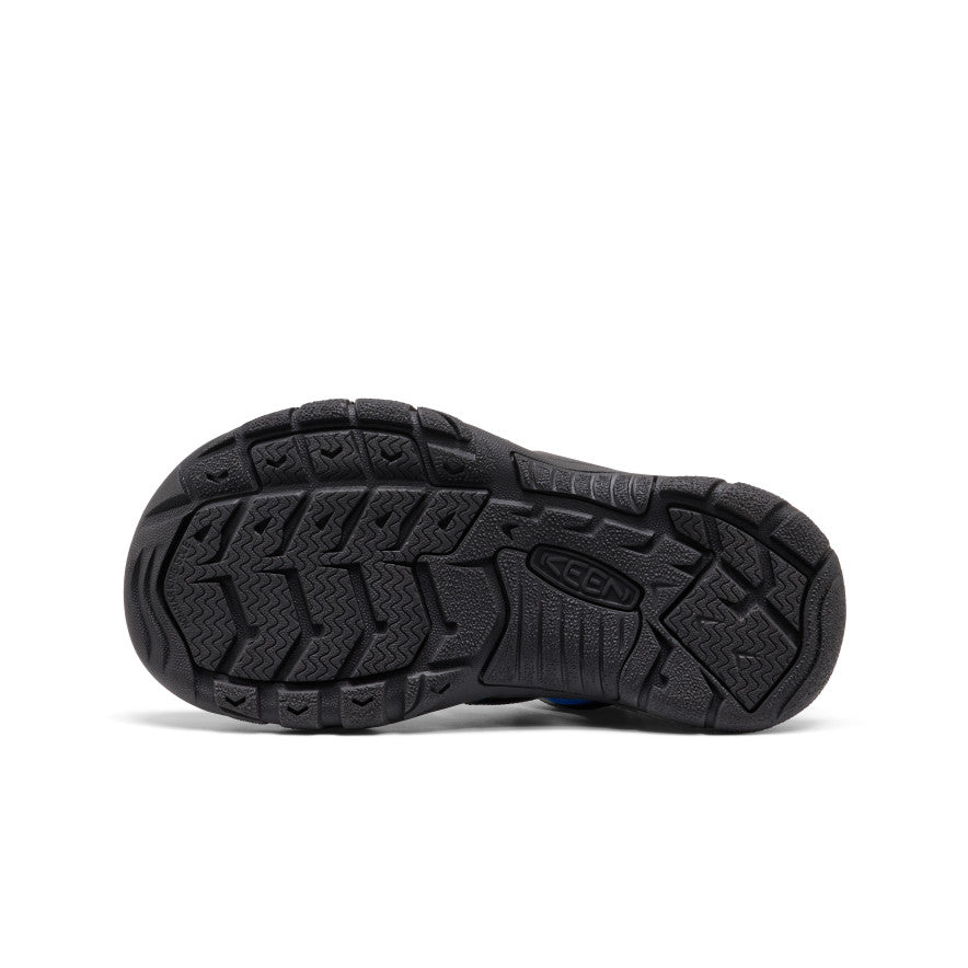 Big Kids' Newport Boundless Sandal Black/Precious Blue - Image 6