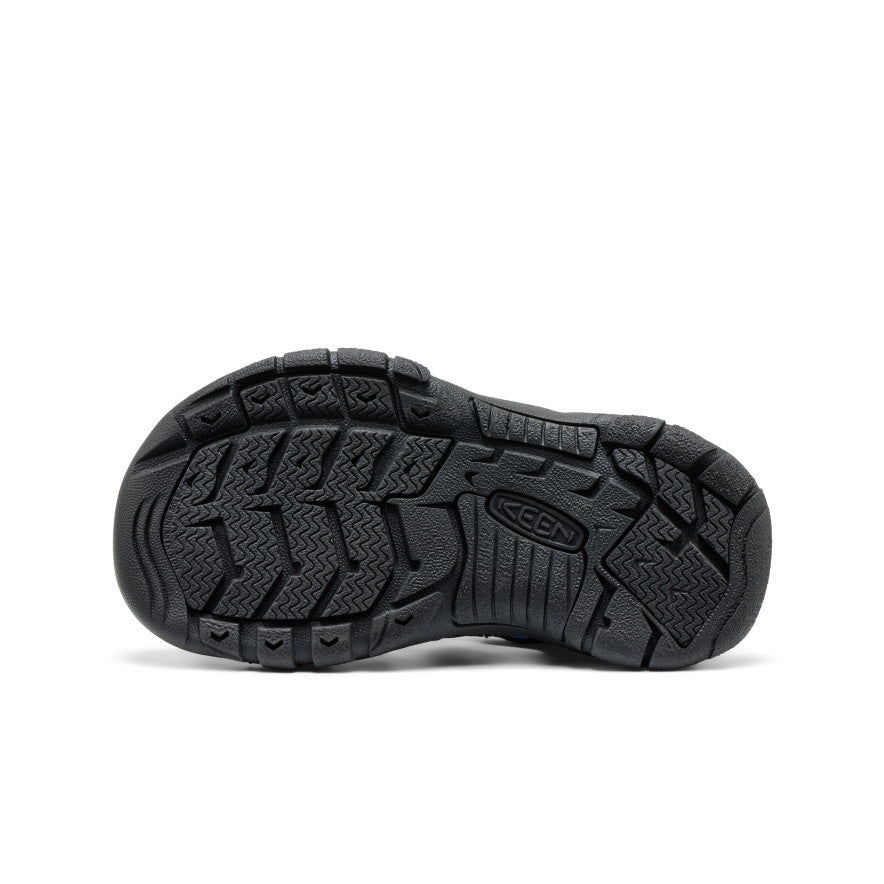 Little Kids' Newport Boundless Sandal Black/Precious Blue - Image 6