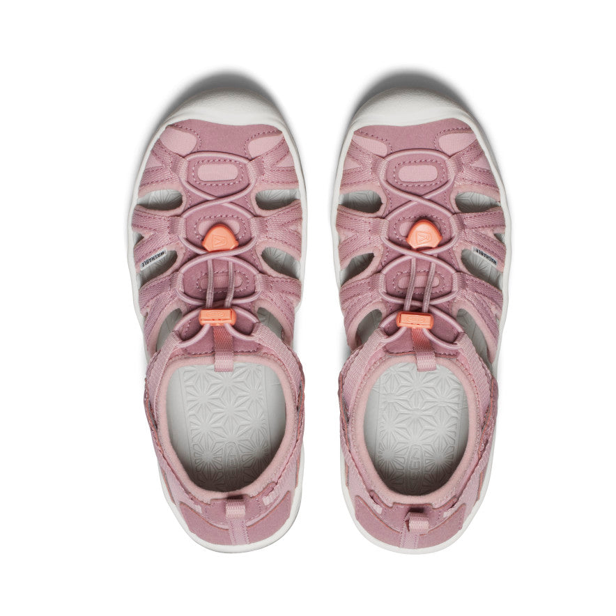 Big Kids' Moxie Sandal Nostalgia Rose/Papaya Punch - Image 4