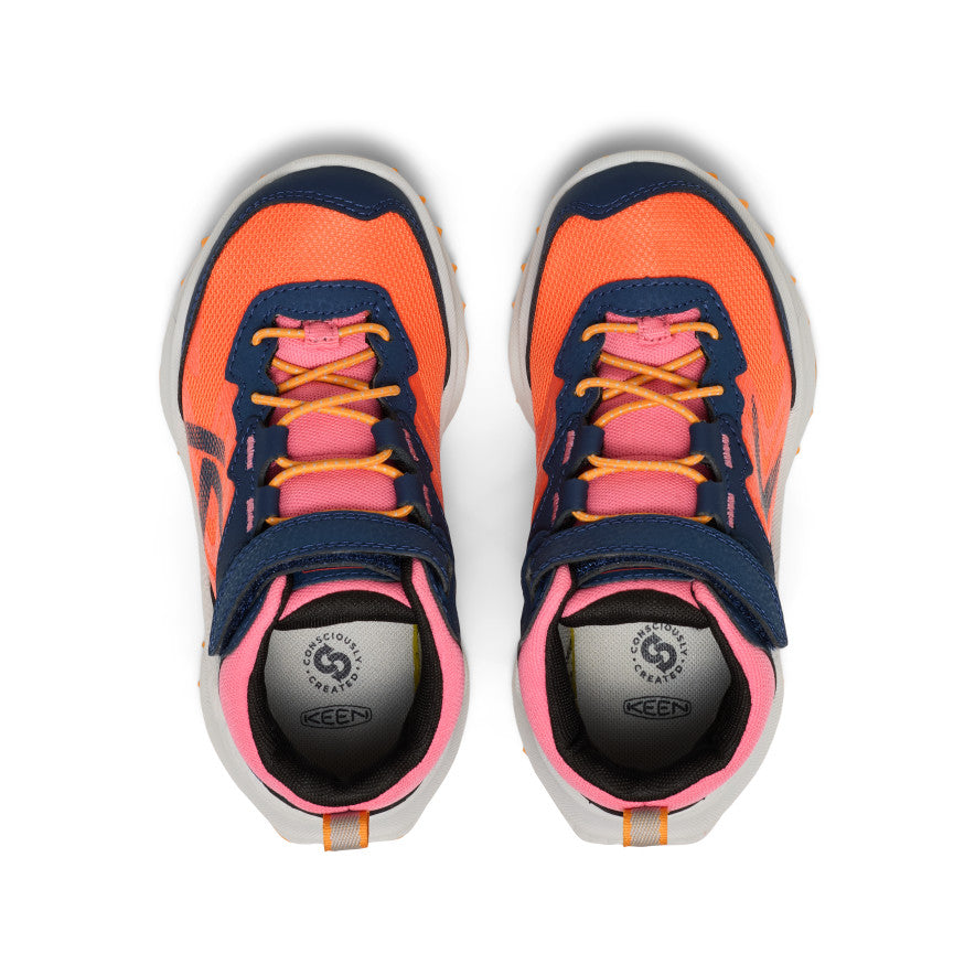 Little Kids' Zionic Waterproof Hiker Naval Academy/Nasturtium - Image 4